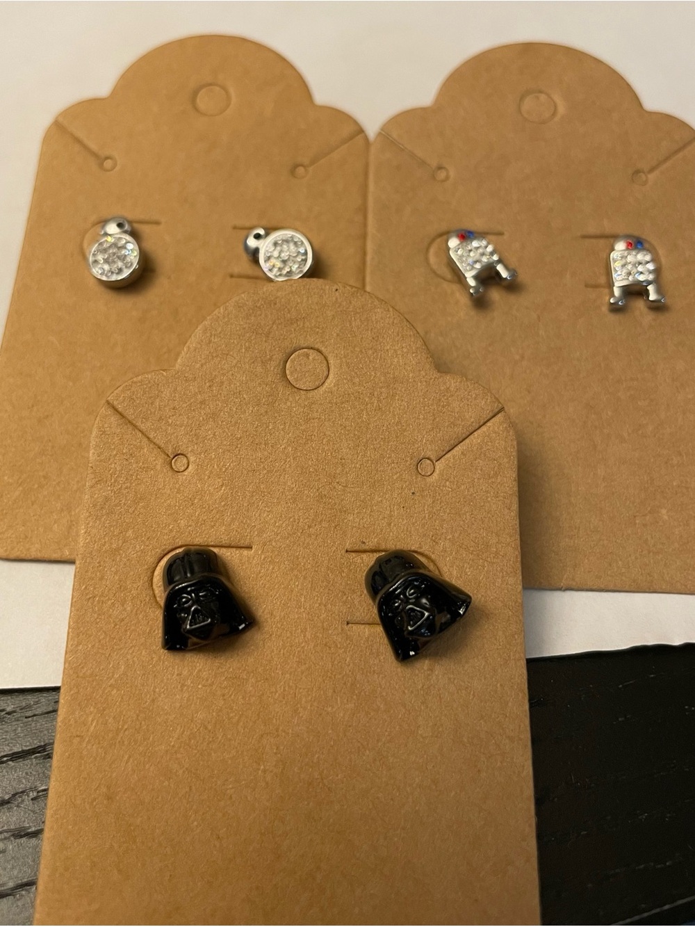 Set of 3 Star Wars stud earrings